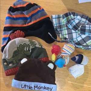 Misc. hats and socks